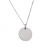 Collar charm acero Mamá